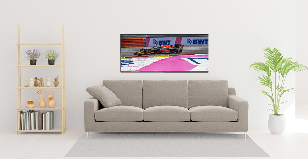 3d rendering of living room,sofa, tree, carpet
